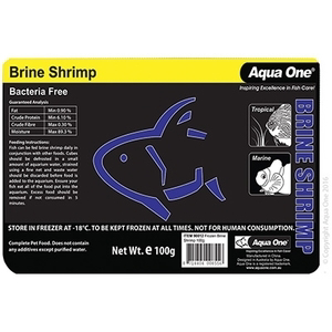 Picture of Frozen Brine Shrimp 100 grams Aqua One