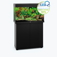Picture of Juwel Rio 125 LED model with SBX Cabinet BLACK. SALE!