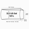Picture of Fluval Flex Marine Aquarium 123L *OUT OF STOCK*